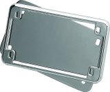 Kuryakyn License Frame & Backing Plate Set 4in X 7in Chrome thumbnail 1