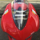 New Rage Cycles 15-19 Ducati 1299 Panigale Mirror Block Off Turn Signals Brushed Aluminum thumbnail 1