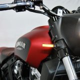 New Rage Cycles 18+ Indian Scout Bobber Front Turn Signals thumbnail 1