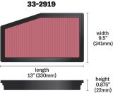 K&N 06 Holden Commodore VE Drop In Air Filter thumbnail 6