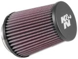 K&N Universal Rubber Filter 3in Flg 4-1/2inch OD B / 2-1/4inch H - Black Top thumbnail 2