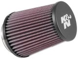 K&N Universal Rubber Filter 3in Flg 4-1/2inch OD B / 2-1/4inch H - Black Top thumbnail 3