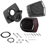 K&N Street Metal Intake System for 01-16 Harley-Davidson Softail/Dyna - Shaker Black thumbnail 6