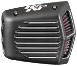 K&N Street Metal Intake System for 08-16 Harley-Davidson Touring Models - Shaker Black thumbnail 1