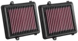 K&N 16-17 Honda CRF1000L Africa Twin 998 Replacement Drop In Air Filter (2 Per Box) thumbnail 4