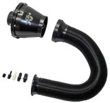 K&N Universal Apollo Black Cold Air Intake - 70mm OD FLG PP thumbnail 2
