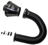 K&N Universal Apollo Black Cold Air Intake - 70mm OD FLG PP thumbnail 3