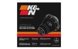 K&N Universal Apollo Black Cold Air Intake - 70mm OD FLG PP thumbnail 4