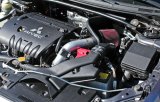 K&N 07 Mitsubishi Lancer L4-2.0L Silver Typhoon Short Ram Intake thumbnail 4