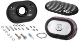 K&N Street Metal Intake System for 02-06 Harley-Davidson Road King F/I 88cl Side Draft Dyna/Softail thumbnail 4
