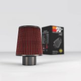 K&N Filter Universal Rubber Filter 2 3/4 inch Flange 6 inch Base 5 inch Top 6 1/2 inch Height thumbnail 3