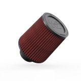 K&N Filter Universal Rubber Filter 2 3/4 inch Flange 6 inch Base 5 inch Top 6 1/2 inch Height thumbnail 4