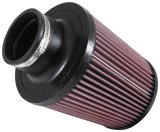 K&N Filter Universal Rubber Filter 2 3/4 inch Flange 6 inch Base 5 inch Top 6 1/2 inch Height thumbnail 6
