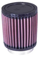 K&N Filter Universal Rubber Filter 2 1/4 inch Flange 3 1/2 inch OD 4 inch Height thumbnail 3