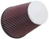K&N Universal Chrome Filter 6 inch FLG / 7.5 inch Base / 4.5 inch Top / 9 inch Height thumbnail 3