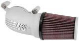 K&N 08-17 Harley-Davidson Touring Models Performance Air Intake System Silver thumbnail 4