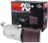 K&N 08-17 Harley-Davidson Touring Models Performance Air Intake System Silver thumbnail 5