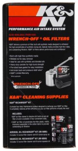 K&N 01-17 Harley-Davidson Softail / Dyna FI Performance Air Intake System thumbnail 6