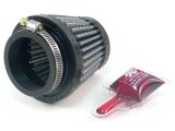 K&N Filter Universal Rubber Filter 1 3/4 inch Flange 3 inch Base 2 inch Top 2.5 inch Height thumbnail 2