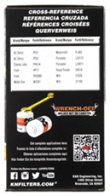 K&N Oil Filter OIL FILTER; AUTOMOTIVE thumbnail 6