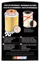 K&N Oil Filter OIL FILTER; AUTOMOTIVE thumbnail 9