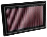 K&N Replacement Panel Air Filter 2015 Mercedes Benz C250 2.0L L4 thumbnail 4