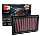 K&N Replacement Panel Air Filter 2015 Mercedes Benz C250 2.0L L4 thumbnail 6