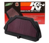 K&N Replacement Air Filter 09-12 Kawasaki ZX6R Ninja 600 / 09-10 ZX6R Ninja Monster Energy 600 thumbnail 2