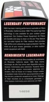 K&N Replacement Industrial Air Filter 1.875in ID x 3.5in OD x 7.125in H Kubota/John Deere/Bobcat thumbnail 8