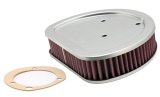 K&N Replacement Air Filter 1.625in H for Harley-Davidson thumbnail 1