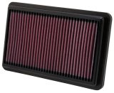 K&N Replacement Air Filter 10.188in O/S Length x 6.375in O/S Width x 1.063in H for 12 Honda Civic Si thumbnail 1