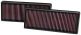 K&N Replacement Air Filter 12.563in O/S Length x 5.25in O/S Width x 1.625in H (Inc 2 Filters) thumbnail 3
