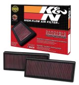 K&N Replacement Air Filter 12.563in O/S Length x 5.25in O/S Width x 1.625in H (Inc 2 Filters) thumbnail 5