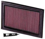 K&N 08-10 Kawasaki EX250R Ninja Replacement Air Filter thumbnail 2