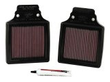 K&N 00-06 Kawasaki ZX12R Ninja Replacement Air Filter (2 Per Box) thumbnail 1