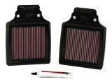 K&N 00-06 Kawasaki ZX12R Ninja Replacement Air Filter (2 Per Box) thumbnail 3