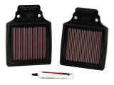 K&N 00-06 Kawasaki ZX12R Ninja Replacement Air Filter (2 Per Box) thumbnail 4