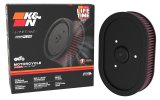 K&N 10-12 Harley-Davidson FLHXSE/FLSTSE / 11-12 FLHTCUSE / 11 FLTRUSE Replacement Air Filter thumbnail 6
