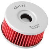 K&N Suzuki / Betamotor 2.375in OD x 1.25in H Oil Filter thumbnail 2