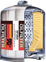 K&N Honda / Kawasaki / Yamaha / Polaris / Victory 2.688in OD x 3.344in H Oil Filter - Chrome thumbnail 6