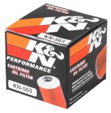 K&N Aprilia / Derbi / Husqvarna / Piaggio 1.781in OD x 0.625in ID x 1.844in H Oil Filter thumbnail 8