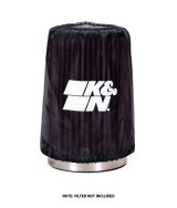 K&N Drycharger Air Filter Wrap Round Tapered Black 5.375in Base ID x 4.375in Top ID x 7 H thumbnail 4