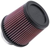 K&N Filter Universal Rubber Filter-Rd Tapered 3in Flange ID x 6in Base OD x 5in Top OD x 5.563in H thumbnail 1