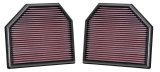 K&N Replacement Air Filter for 11-14 BMW M5/M6 4.4L V8 / 2015 M4/M3 3.0L I6 (2 per box) thumbnail 3