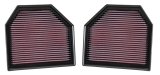 K&N Replacement Air Filter for 11-14 BMW M5/M6 4.4L V8 / 2015 M4/M3 3.0L I6 (2 per box) thumbnail 6