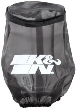 K&N 4.5in Base ID x 3.5in Top ID x 6in H - Black - Round Tapered - Drycharger Air Filter Wrap thumbnail 2