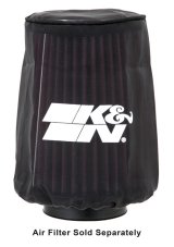 K&N 4.5in Base ID x 3.5in Top ID x 6in H - Black - Round Tapered - Drycharger Air Filter Wrap thumbnail 5