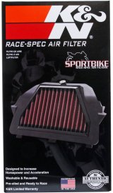 K&N 08-13 Honda CBR1000RR 999 Race Specific Replacement Air Filter thumbnail 9