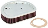 K&N Replacement Air Filter 7.125in L x 5.688in W x 1.625in H for Harley-Davidson thumbnail 5
