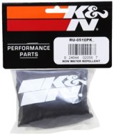 K&N Round Straight - Black - 3.5in ID x 5in H - PreCharger Air Filter Wrap Blue thumbnail 4
